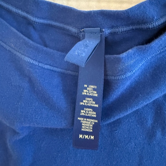 Skims Cotton Jersey T Shirt in “Cobalt” - Picture 3 of 4